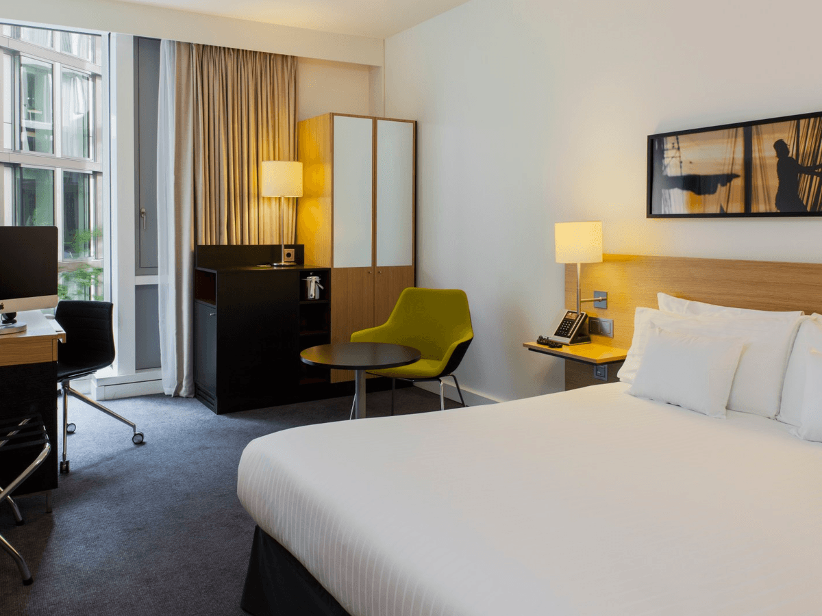 Guest room at DoubleTree by Hilton Amsterdam Centraal Station