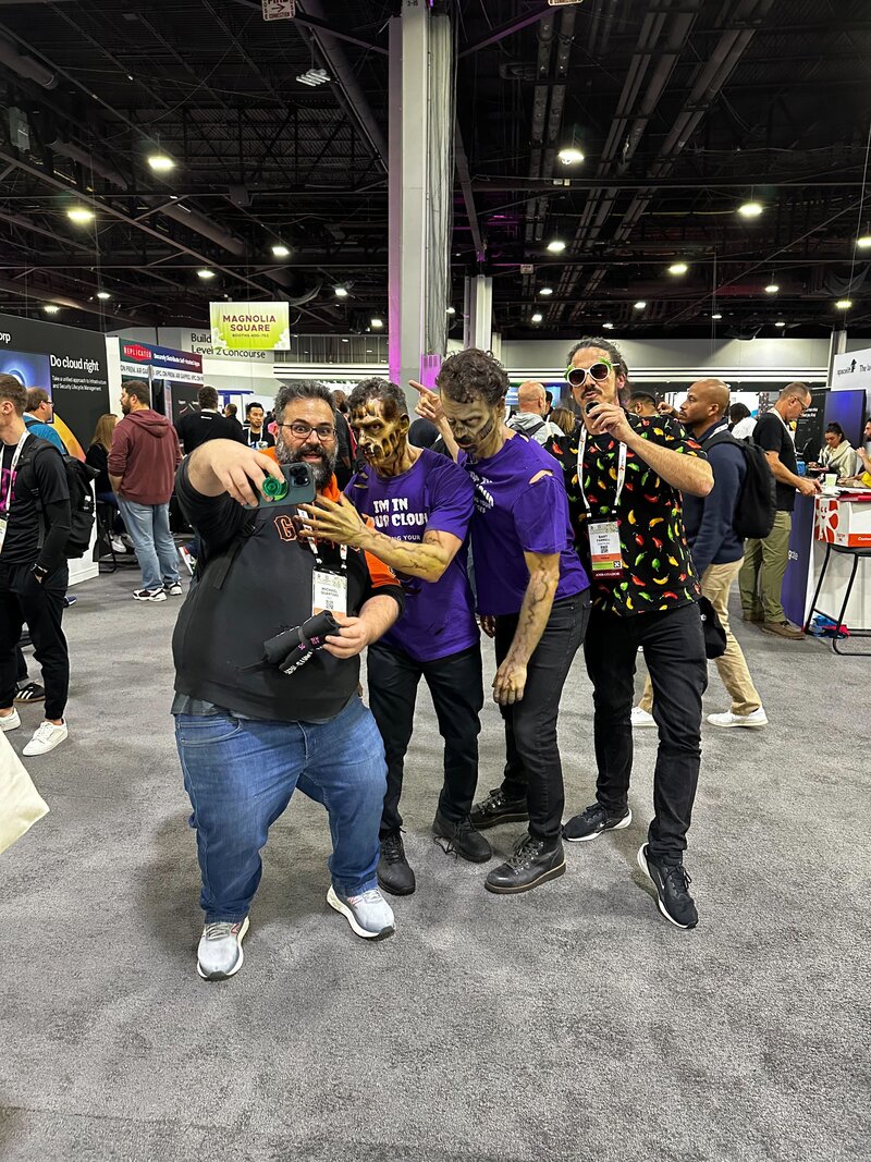 A group taking part in a previous Kubernetes event