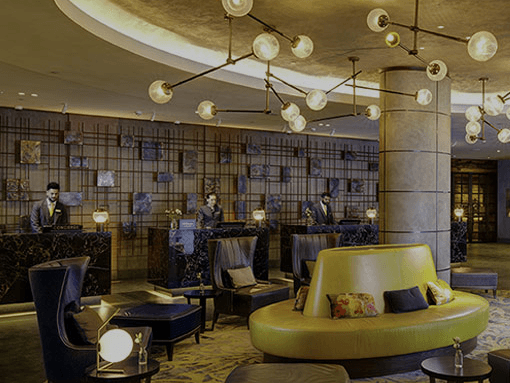 Lobby at Hilton London Bankside