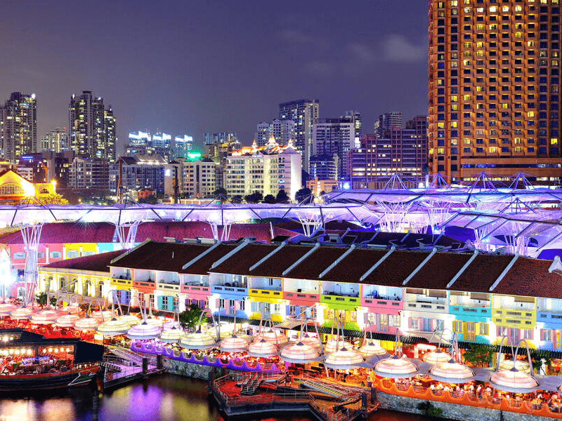 Clarke Quay, the area of the previous HUONE Singapore venue